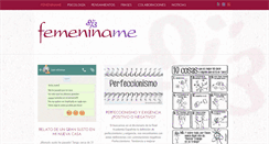 Desktop Screenshot of femeniname.com