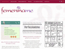 Tablet Screenshot of femeniname.com